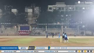 SG DYNAMOS vs FEARLESS DOMINATORS Live Cricket Match | Cric&fit Friday Night Tournrment White Ball,