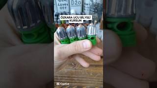 ÖZKARA UCU BİLYELİ KURSUN. lead refill #12cal #wildboar #cartridge #bullet #hunter #music #музыка
