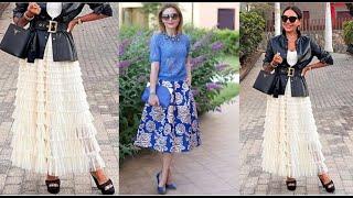 FASHIONABLE SKIRTS AND SKIRTS TROUSERS SPRING - SUMMER 2024