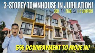 3-Storey Townhouse for Sale | Penthouse at Jubilation Biñan Laguna | 5% DP to Move In!