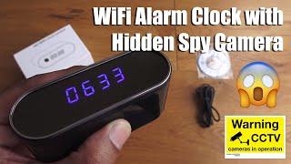 WiFi Hidden Spy Kamera Wecker Full HD 1080P Unboxing und Setup