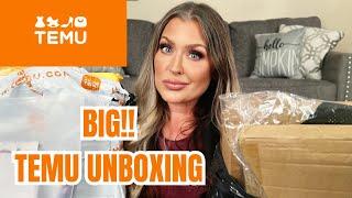 HUGE TEMU UNBOXING | SUPER FUN TEMU HAUL | HOTMESS MOMMA MD