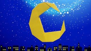 Origami  How to make Moon / Easy!