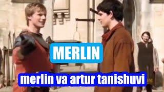 MERLIN VA ARTUR TANISHUVI  KINO 1 QISIM UZBEK TILIDA HD