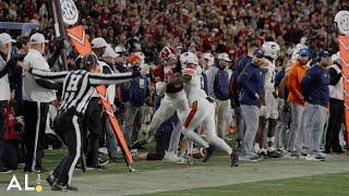 Iron Bowl fight starts with a shoving match between KeAndre Lambert-Smith and DeVonta Smith