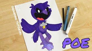 How to draw Poppy Playtime Nightmare Critters POE / How to draw Nightmare Smiling Critters