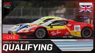 LIVE | Qualifying | Circuit Paul Ricard | GT World Challenge Europe powered by AWS 2025 (English)