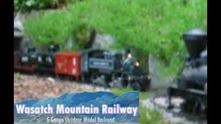 Huge Garden Mountain Railroad TOUR | NorDel Visits Paul Welsh's Wasatch Mountain Railway