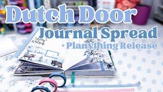 Weekly Creative Journal Setup & Plan With Me December 2024 [Dutch Door Spread]