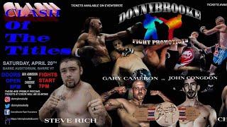 DonnyBrooke Fight Promotions: Clash of the Titles ROCK Promo