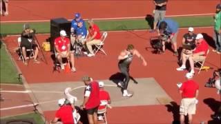 Ryan Crouser Personal Best 22.11m Olympic Trials 2016