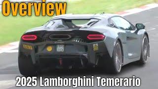 New 2025 Lamborghini Temerario Hybrid V8 Overview