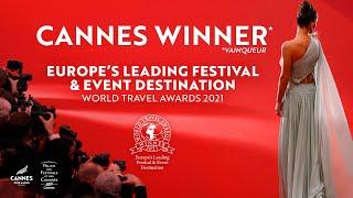 CANNES Winner WORLD TRAVEL AWARDS 2021 - EUROPE's Leading Festival & Event Destination