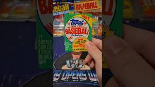 1987 Topps Baseball Cards Wax Pack Opening #baseballcards #baseballszn #baseballmemorabilia