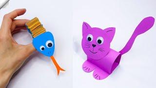 7 Craft ideas with paper  7 DIY paper crafts  Paper toys