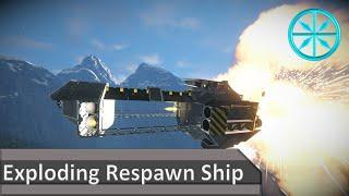 Space Engineers Respawn Ship with Engine Failure Test