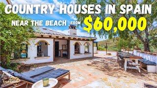 Country HOUSES with LAND in Southern SPAIN Under €80K | Sea Views & Near the Beach!