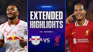 RB Leipzig vs. Liverpool: Extended Highlights | UCL League Phase MD 3 | CBS Sports Golazo