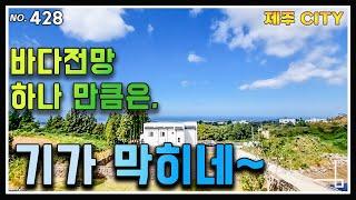 바다만 보고 구입하셔도 되는 전망 좋은 집.  골프장,  문화 공연,  관광지 등 볼거리와 먹거리가  많은 제주도 애월읍 부동산 주택  매매.