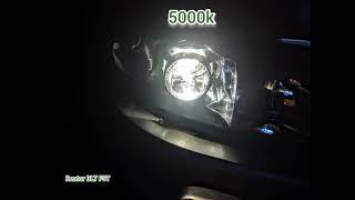 Xenon HID comparison between 5000K and 4300K