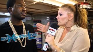 Meek Mill backstage at #MixShowLive4ATL w RadioSEEN