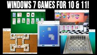 Install the Classic Windows 7 Games such as Solitaire and Minesweeper etc. on Windows 10 and 11