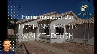 Home Inspection Walkthrough in Goodyear with Home Inspector Dan