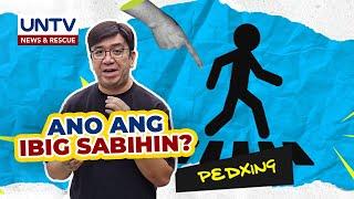 ALAMIN: Ano ang ibig sabihin ng ‘Ped Xing’?