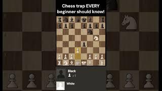 Chess trap every beginner should know!