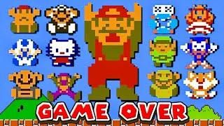 Super Mario Bros. NES Hacks Time Up & Game Over Screens