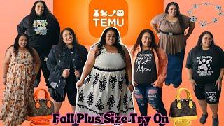 Temu Haul 2024|Temu Plus Size Clothing Haul|Temu Plus Size Fall 2024|Temu Finds|Tasha StJames