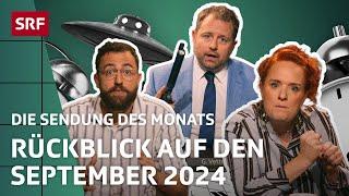 Der September mit Vetter, Ivanic und Hadorn | Satire | Die Sendung des Monats | SRF