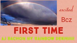 Aj first time rainbows dekhi #youtube #vlogs #youtuber #viralvideo #views #cutebaby #rainbow #fyp