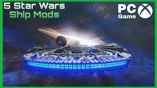 5 Iconic Star Wars Ships You Can Get In Starfield | Free Mod Review (XBOX/PC)