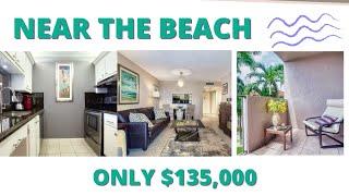 Best place to buy a condo in Florida....  NEAR THE BEACH.   FOR $135K!