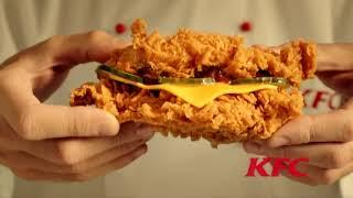 Реклама KFC   Курица вместо булок