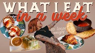 WHAT I EAT IN A WEEK TO LOSE WEIGHT