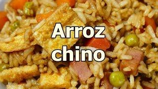 receta ARROZ FRITO CHINO TRES DELICIAS - recetas de cocina faciles rapidas y economicas de hacer