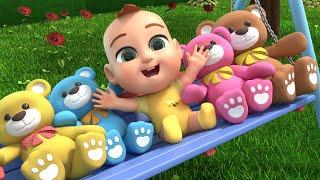 Teddy Plays On The Swing | Newborn Baby Songs & Nursery Rhymes