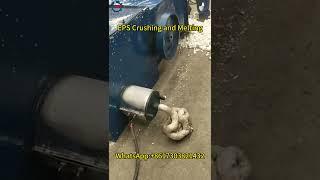 How to Crush and Melt EPS Waste for Recycling?#foammachine