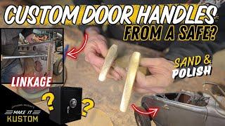 CRAZY! Making Brass Door & Trunk Handles From a SAFE  - Model A Roadster