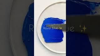 Royal blue  #royalblue #blue #bluecolor #colourmixing #colourmixing #colormixing #color #colours