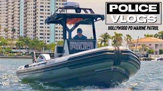 POLICE VLOGS : Hollywood Police Department  (Marine Patrol)