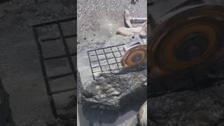 Carving a Natural Stone Flower Pot #diy #homemade #stonecarving #satisfying #foryou