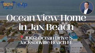 Modern ocean view Coastal Luxury Home for sale in South Jacksonville Beach, Florida