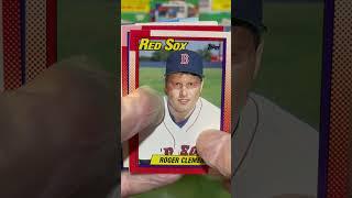 1990 Topps Baseball card Pack Opening Pulled a sweet Roger Clemens card