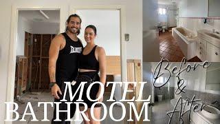 Motel Renovation Series: The Bathrooms! Chloe y Seba Vlog