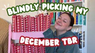 BLINDLY picking my december tbr!  bookmas day 1