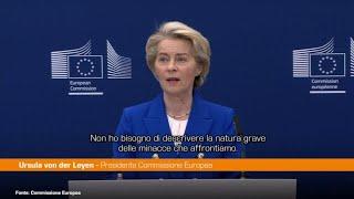 Von der Leyen "Riarmare l'Europa per rispondere alle minacce"