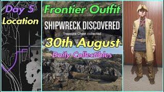 Shipwreck Location August 30th Day 5 GTA V, NO Content EP.11 PS4